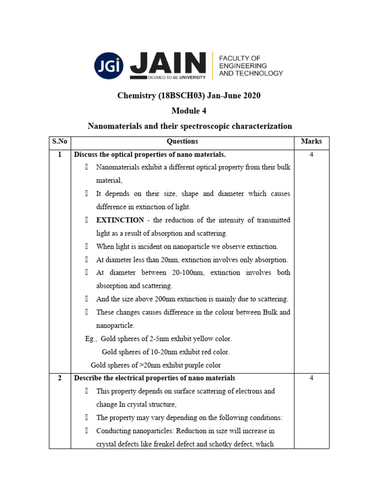 Module 4 Questions With Answers Download Free PDF Ultraviolet