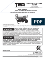 Master Kerosene Forced Air Heater