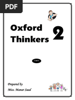 Oxford Thinkers Unit 6