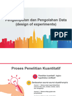 Pengumpulan Dan Pengolahan Data (Design of Experiments)