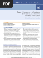 Surgery Management of Fractures, Dislocations, and Traumatic Instability of The Elbow