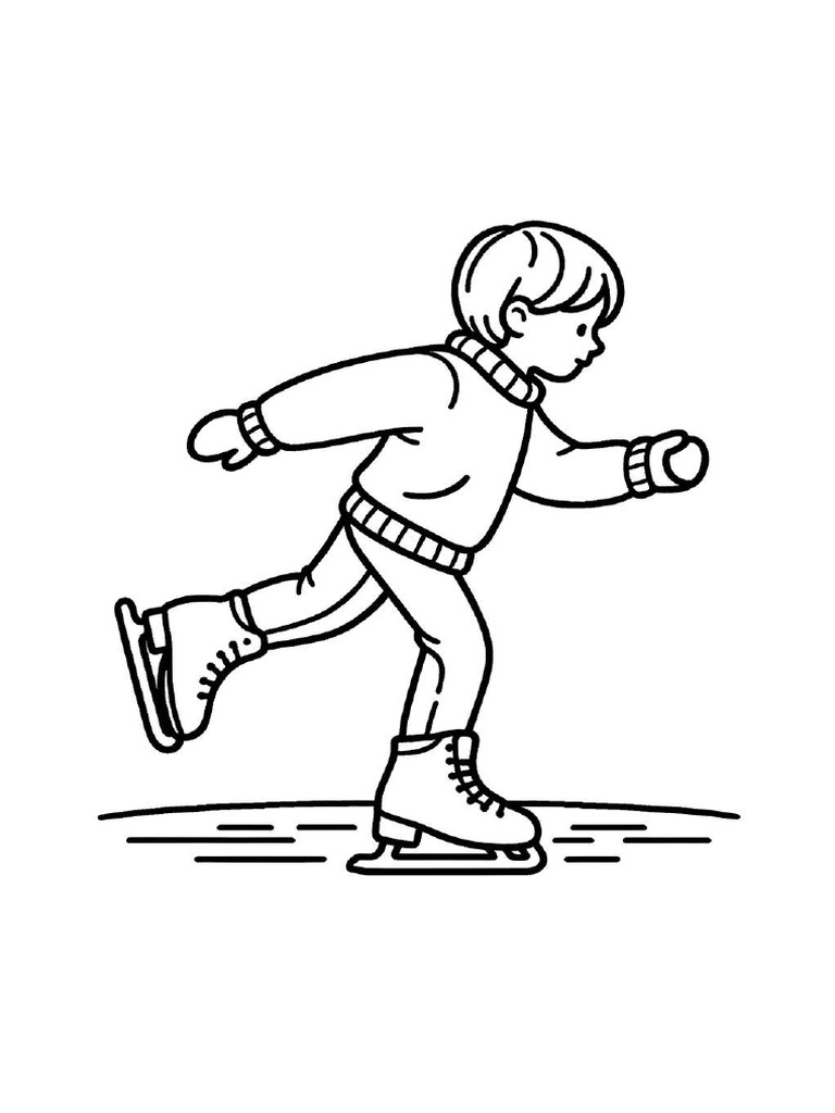 schaatsende-jongen-kleurplaat-pdf
