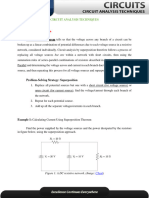 4 Circuit Analysis Techniques