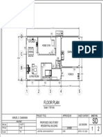 LOT AREA - 247.00 SQ.M Floor Area - 102.00 Sq. M: Kitchen Home Gym Garage CR