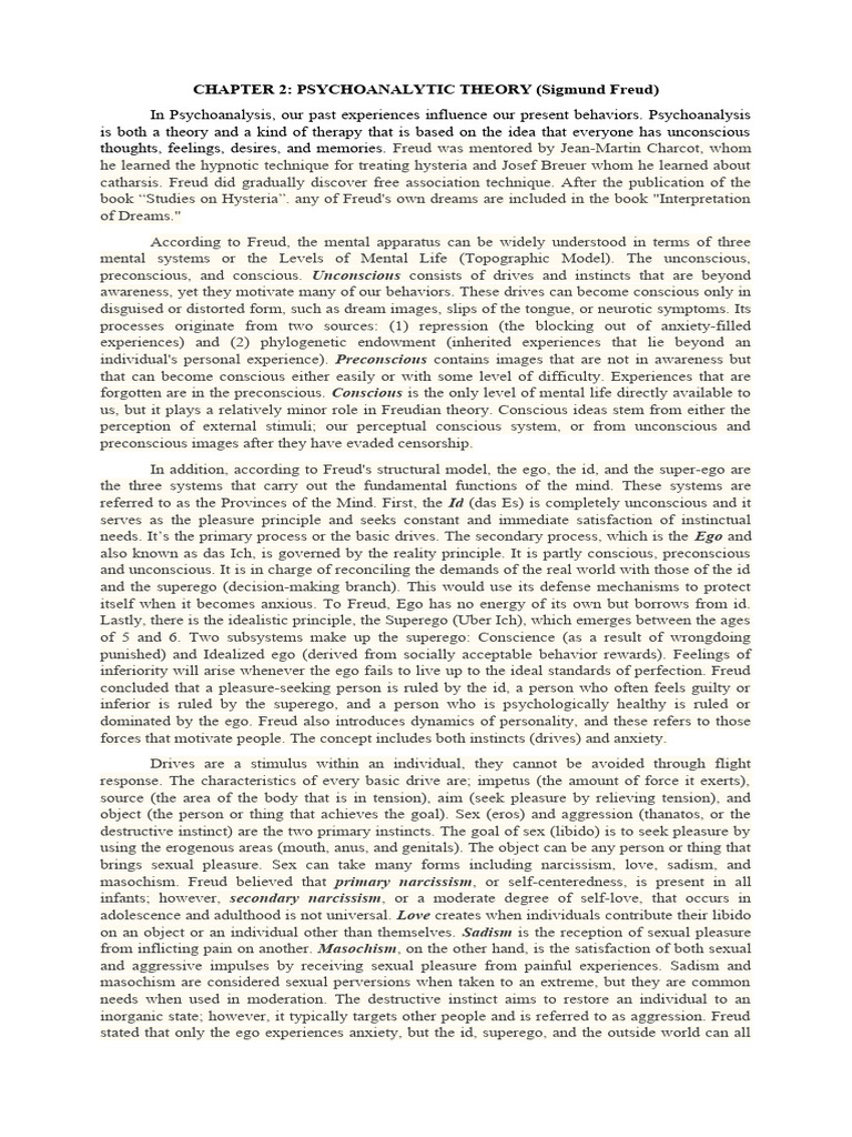 Freud's Endopsychic Myths Explained | PDF | Id | Sigmund Freud