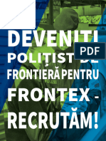 Frontex Border Guard Recruitment Brochure RO