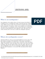 Earthquake Questions and Answers: What Is An Earthquake?