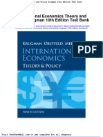 Full International Economics Theory and Policy Krugman 10Th Edition Test Bank PDF Docx Full Chapter Chapter