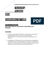 Campanha 1°mês - Filosoficando Fev. 24