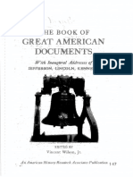 The Book of Great American Documents - Introduction - Edited by Vincent Wilson, Jr. 2
