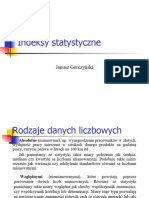 Ekonometria - Pokazy - Indeksy Statystyczne