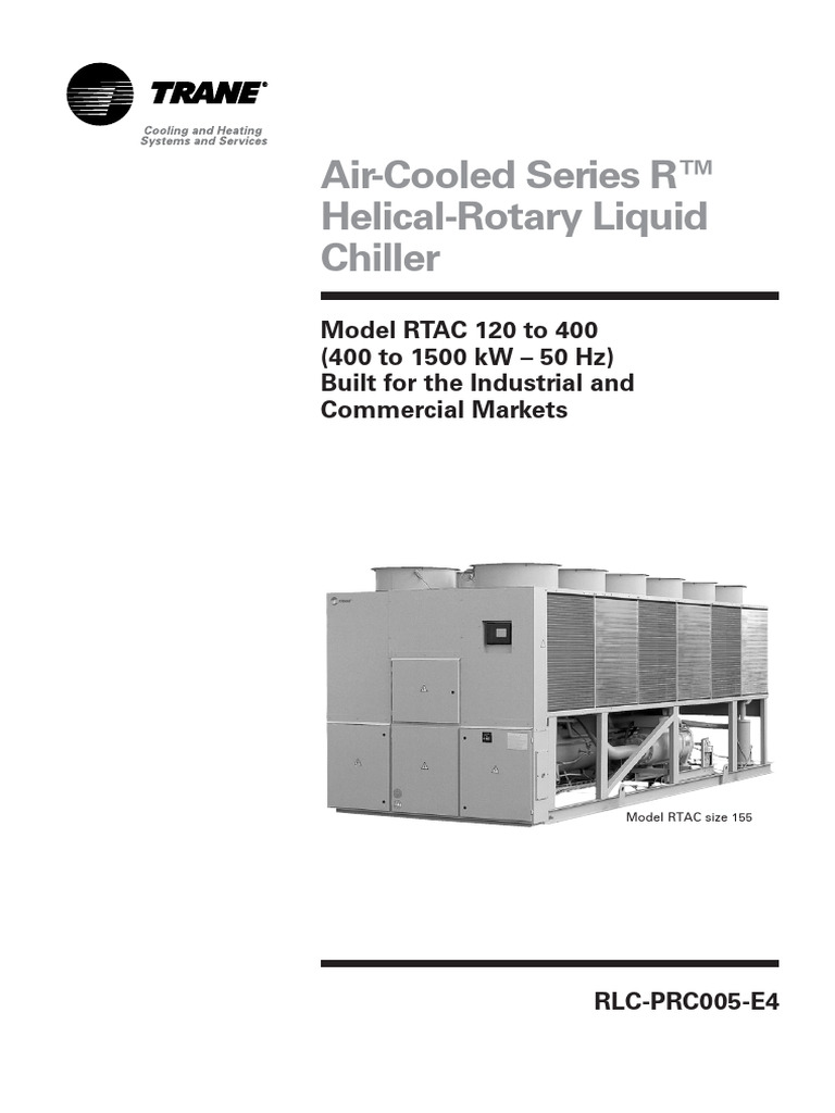 Trane RTAC 200 Specifications | Download Free PDF | Heat Exchanger