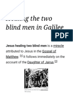 Healing The Two Blind Men in Galilee - Wikipedia