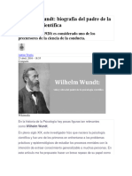 Wilhelm Wundt Padre de La Psicologia Cientifica