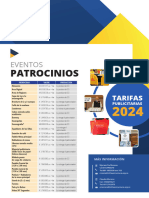 Tarifas Publicitarias Eventos 2024