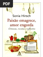 Paixão Emagrece, Amor Engorda - Sonia Hirsch