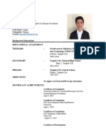 Jhed Resume