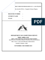 Practical Record Front Page C++ A Sec