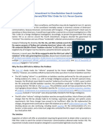 BCJ Two-Pager On Warrant Amendment 2-13