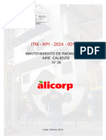 Itm-Kpi-2024-013 Alicorp Mantenimiento de Radiador de La Linea 26