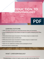 LENS Introduction To Pathophysiology