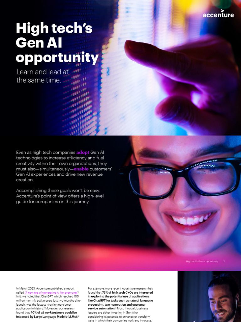 High Tech's Gen AI Adoption Strategies | PDF | Artificial Intelligence ...