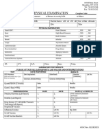 PreEmployment Medical Forms