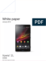 Manual Sony XPERIA ZL Whitepaper