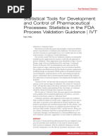 FDA Process Validation Guidance 2011 | PDF | Verification And ...