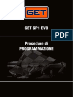 GP1 EVO Procedure Di PROGRAMMAZIONE Rev3.3 - Ita