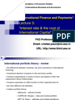 2021 Lecture 4 Cost of International Finance