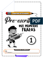 Cuadernillo Pre-Escritura Mis Primeros Trazos Me360