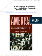 Full Test Bank For America A Narrative History Brief 11Th Edition Volume 2 David E Shi PDF Docx Full Chapter Chapter