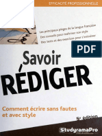 Savoir Rédiger, Comment Écrire Sans Fautes Et Avec Style