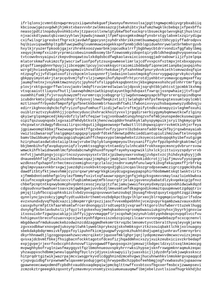 Unreadable Text Block | PDF