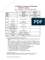 Programa 2015 RAMP 48 Horas Almuerzo A Almuerzo