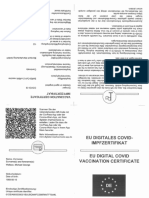 Wallace, M - EU Digital Vaccination Certificates