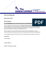 Re Recommendation Leter For Maxate Enterprises Limited.1