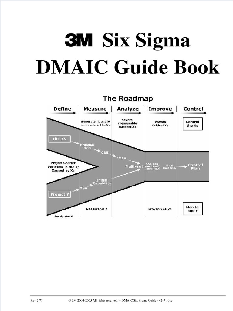 DMAIC Six Sigma Guide Overview | PDF | Six Sigma | Student's T Test