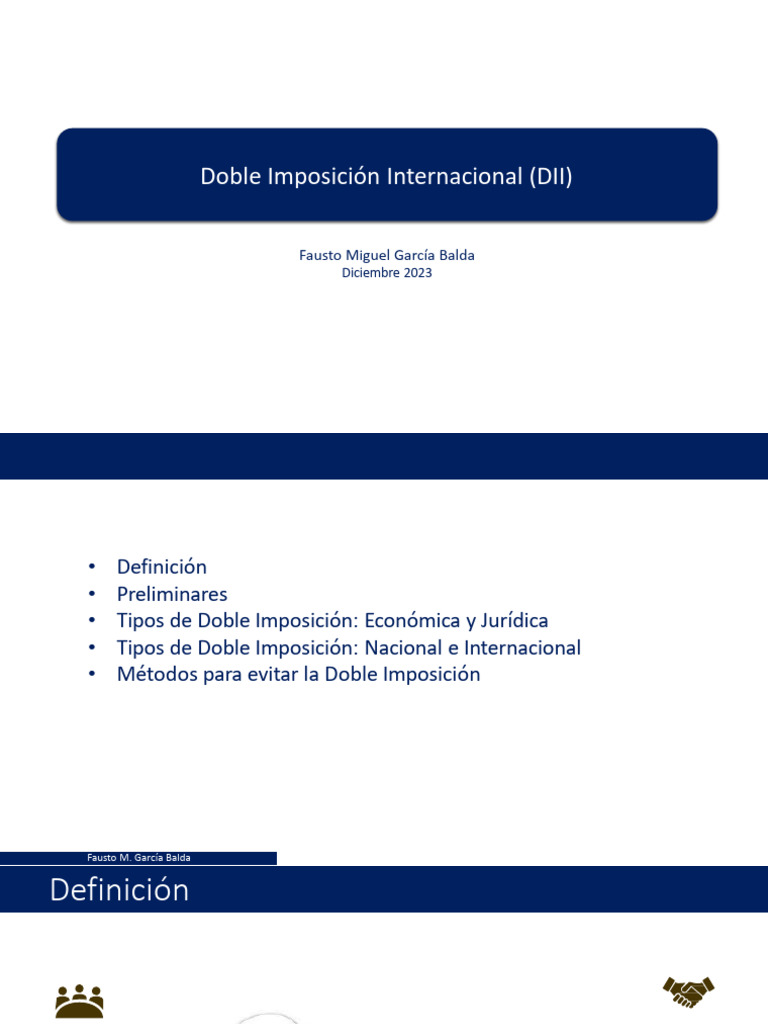 Doble Imposición Internacional | PDF | Doble imposición | Impuestos