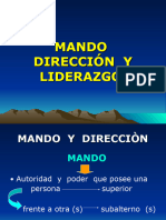 Mando - Dirección - Liderazgo 1