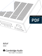 Ampli Cambridge Audio Azur 551R User Manual Francais