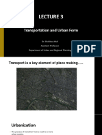 Lecture 3. Transportation and Urban Form - Complete