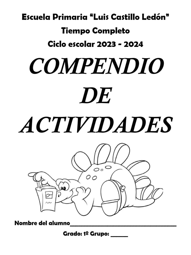 Actividades de Español para Primer Grado | PDF | Sílaba
