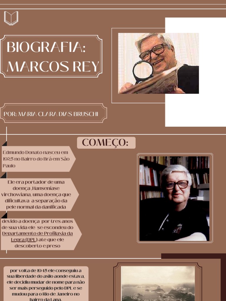 Biografia de Marcos Rey e Suas Obras | PDF