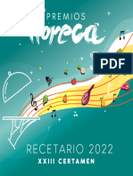 Recetario Premios Horeca 2022