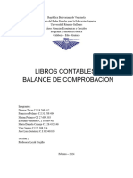 Libros Contables y Balance de Comprobacion