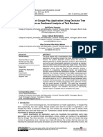 Classification of Google Play Application Using Decision Tree