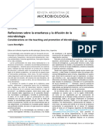 Reflexiones Sobre La Ense Nanza y La Difusión de La