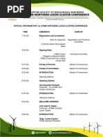 1st Technical Students' Conference (PROGRAM)